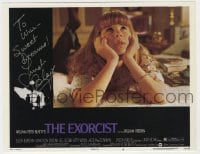 6b158 LINDA BLAIR signed 9x11 commercial LC repro 2000s reproduction of an original lobby card!