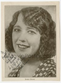 6b446 BOBBE DEANE signed 6x8 fan photo 1930s portrait of the Little Orphan Annie radio actress!