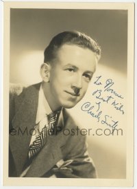 6b447 CHARLES SMITH signed 5x7 fan photo 1940s Monroe Studio portrait, Dizzy from Henry Aldrich!