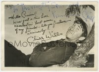 6b449 CHILL WILLS signed 5x7 fan photo 1950s great portrait with a pre-printed inscription!