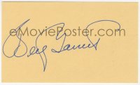 6b469 BETTY GARRETT signed 3x5 index card 1980s it can be framed & displayed with a repro still!