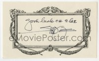 6b524 SHADOE STEVENS signed 3x5 index card 1980s can be framed & displayed with a repro still!