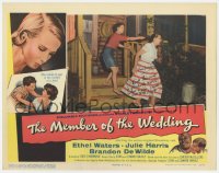 6b092 MEMBER OF THE WEDDING signed LC 1953 by director Fred Zinnemann, Julie Harris attacking woman!