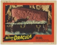 6b094 RETURN OF DRACULA signed LC #8 1958 by Norma Eberhardt, cool image of vampire Francis Lederer!