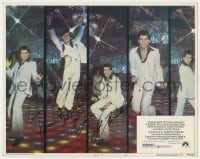 6b096 SATURDAY NIGHT FEVER signed LC #1 1977 by BOTH John Travolta AND Karen Lynn Gorney, best card!