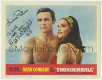 6b098 THUNDERBALL signed LC #2 1965 by BOTH Martine Beswick and Luciana Paluzzi, who aren't pictured