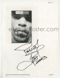 6b180 ICE-T signed 9x11 photocopy 2000s the original gangster!