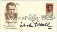 6b148 LAUREN BACALL signed 4x6 first day cover 1997 tribute to Humphrey Bogart, Legends of Hollywood