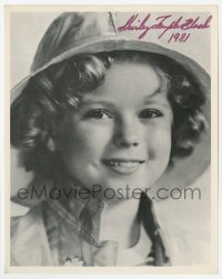 6b968 SHIRLEY TEMPLE signed 8x10 REPRO photo 1981 smiling portrait from Captain January!