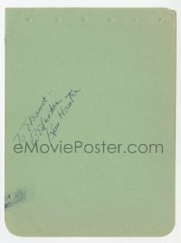6b564 KIM HUNTER signed 5x6 album page 1960s can be framed with the included REPRO still!