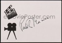 6b515 PATRICK MACNEE signed 4x5 index card 1980s can be framed with included Avengers book!