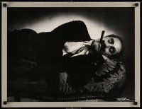 6b042 TED ALLAN signed 18x23 photo print 1981 great photo he took of Groucho Marx sleeping w/cigar!