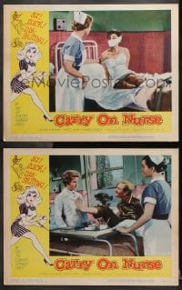 6c916 CARRY ON NURSE 2 LCs 1960 English hospital sex, the screen's fastest funniest farce!