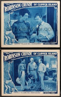 6c970 ROBINSON CRUSOE OF CLIPPER ISLAND 2 chapter 2 LCs 1936 real Alaskan Mala in Republic serial!