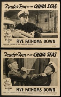 6c987 TRADER TOM OF THE CHINA SEAS 2 chapter 3 LCs 1954 Republic serial, Five Fathoms Down!