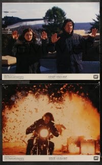 6c123 CHAIN REACTION 8 color 11x14 stills 1996 Keanu Reeves, Rachel Weisz, Morgan Freeman!
