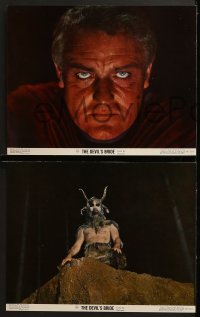 6c162 DEVIL'S BRIDE 8 color 11x14 stills 1968 Charles Gray, Arrighi, Terence Fisher Hammer horror!