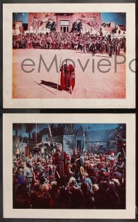 6c695 TEN COMMANDMENTS 6 roadshow color 11x14 stills 1956 Cecil B. DeMille, last chance to see it, now regular prices!