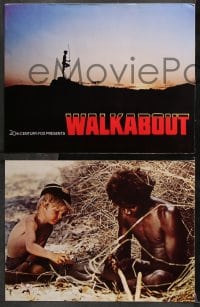 6c020 WALKABOUT 9 color 11x14 stills 1971 Jenny Agutter & Luc Roeg in the Outback!