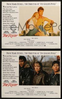 6c460 RIVER 8 English LCs 1984 Mark Rydell directed, Mel Gibson, Sissy Spacek!