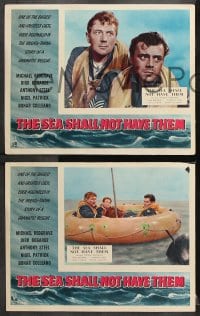 6c483 SEA SHALL NOT HAVE THEM 8 English LCs 1955 British soldiers Michael Redgrave & Dirk Bogarde!