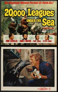 6c013 20,000 LEAGUES UNDER THE SEA 9 LCs R1963 Jules Verne classic, James Mason, Kirk Douglas!