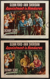 6c615 APPOINTMENT IN HONDURAS 7 LCs 1953 Jacques Tourneur, sexy Ann Sheridan & Glenn Ford!