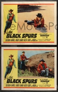 6c621 BLACK SPURS 7 LCs 1965 every time Rory Calhoun comes to town, someone's gonna die!