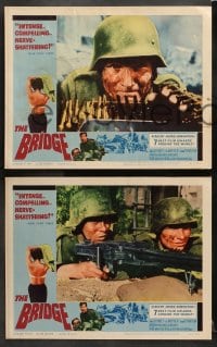 6c103 BRIDGE 8 LCs 1961 German teens in World War II, Folker Bohnet, Fritz Wepper!
