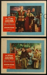 6c104 BUCCANEER 8 LCs 1958 Yul Brynner, Charles Boyer, Charlton Heston, director Anthony Quinn!
