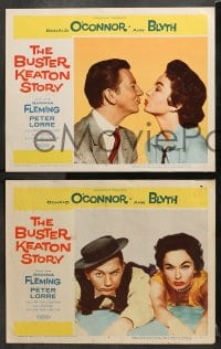 6c105 BUSTER KEATON STORY 8 LCs 1957 wacky images of Donald O'Connor & Ann Blyth!