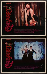 6c110 CABARET 8 LCs 1972 Liza Minnelli in Nazi Germany, directed by Bob Fosse, Joseph Caroff art!