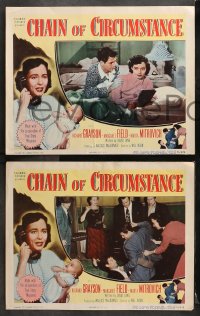 6c122 CHAIN OF CIRCUMSTANCE 8 LCs 1951 Richard Grayson, Margaret Field, unfit mother!