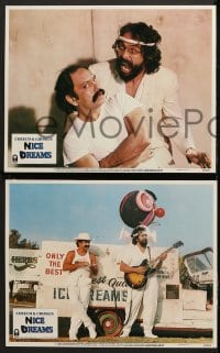 6c129 CHEECH & CHONG'S NICE DREAMS 8 LCs 1981 two young men who make lots of money selling ice cream