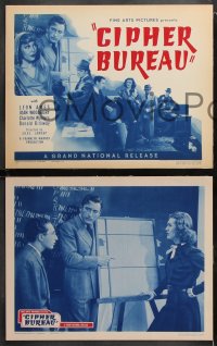 6c133 CIPHER BUREAU 8 LCs 1938 directed by Charles Lamont, Leon Ames, Joan Woodbury!