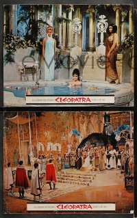6c833 CLEOPATRA 3 roadshow LCs 1963 great images of Elizabeth Taylor as Queen of the Nile!