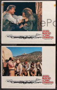 6c755 COWBOYS 4 LCs 1972 big John Wayne gave these young boys their chance to become men!