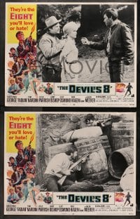 6c163 DEVIL'S EIGHT 8 LCs 1969 Christopher George, Fabian, the 8 you'll love or hate!