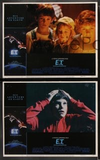 6c179 E.T. THE EXTRA TERRESTRIAL 8 LCs 1982 Steven Spielberg classic, Henry Thomas, Drew Barrymore!