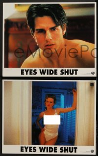 6c191 EYES WIDE SHUT 8 LCs 1999 Stanley Kubrick directed, Tom Cruise, sexy Nicole Kidman!