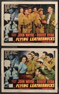 6c763 FLYING LEATHERNECKS 4 LCs 1951 pilot John Wayne, cool airplane images, Howard Hughes!