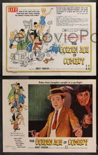 6c240 GOLDEN AGE OF COMEDY 8 LCs 1958 Laurel & Hardy, Harry Langdon, winner of 2 Academy Awards!