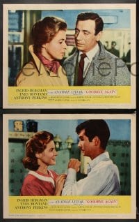 6c244 GOODBYE AGAIN 8 LCs 1961 Ingrid Bergman, Yves Montand & Anthony Perkins!