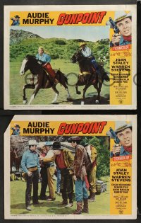 6c712 GUNPOINT 5 LCs 1966 Audie Murphy, they took the town & the girl by force!