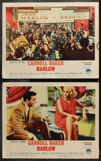 6c255 HARLOW 8 LCs 1965 Carroll Baker in the title role, what was she really like!