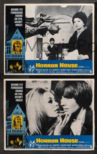 6c277 HORROR HOUSE 8 LCs 1970 behind its forbidden doors an evil secret hides!