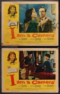 6c287 I AM A CAMERA 8 LCs 1955 Ron Randell, Laurence Harvey, Julie Harris, Shelley Winters!