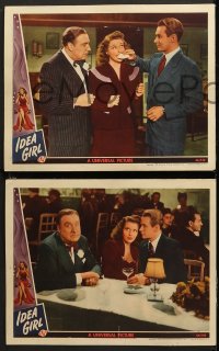 6c775 IDEA GIRL 4 LCs 1946 great images of Jess Barker & beautiful Julie Bishop, Alan Mowbray!