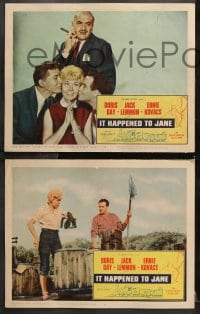 6c717 IT HAPPENED TO JANE 5 LCs 1959 pretty Doris Day, Jack Lemmon, Ernie Kovacs, Steve Forrest!