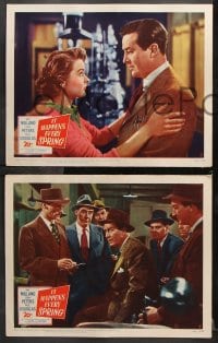 6c638 IT HAPPENS EVERY SPRING 7 LCs 1949 Ray Milland & Douglas on St. Louis Cardinals baseball team